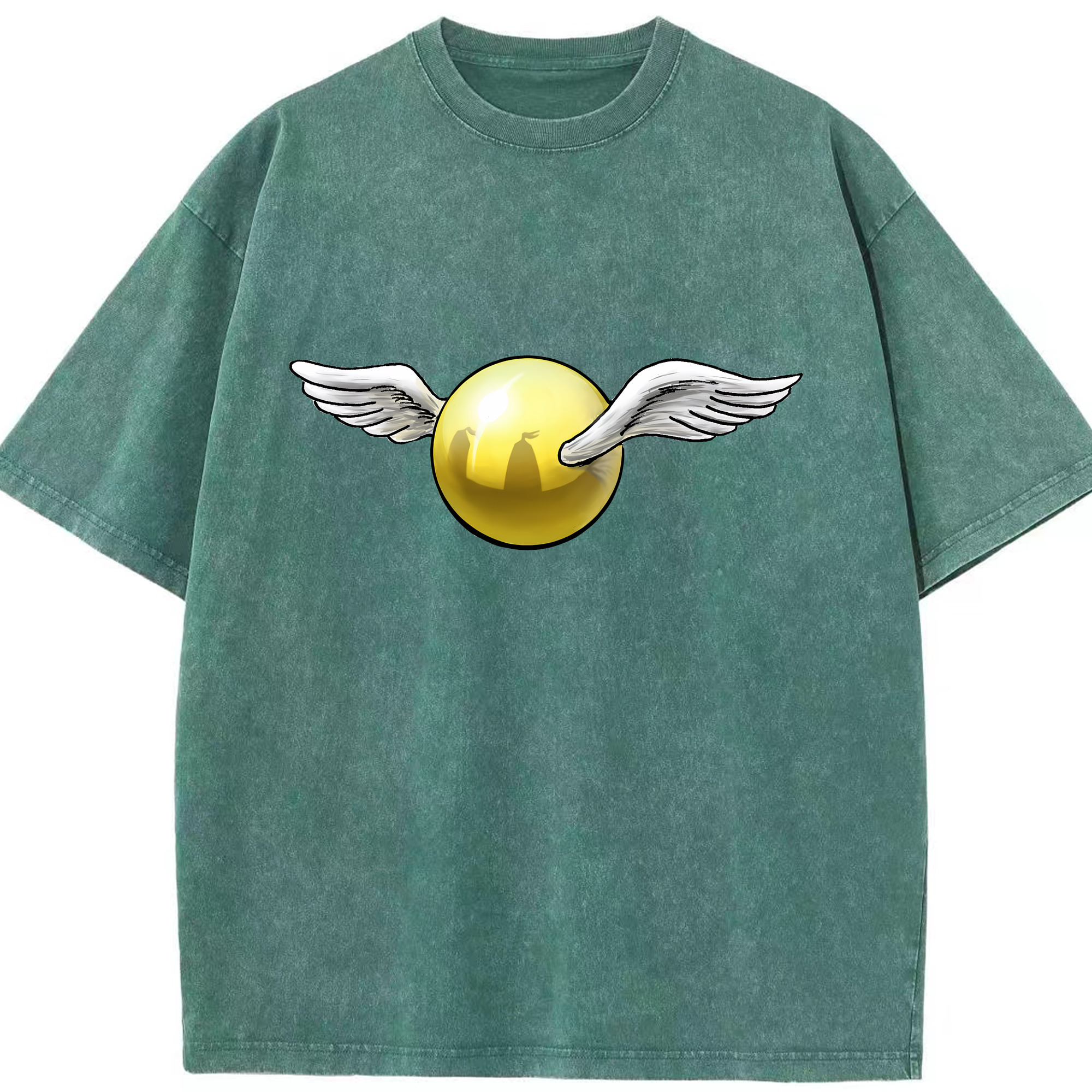 （画像用） Harry Potter ハリー・ポッターシリーズ 綿100% ヴィンテージ風 半袖Tシャツ（フロントプリント）